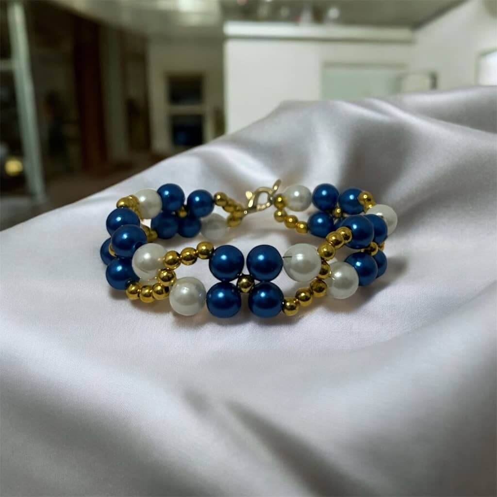 handcrafted beaded bracelet